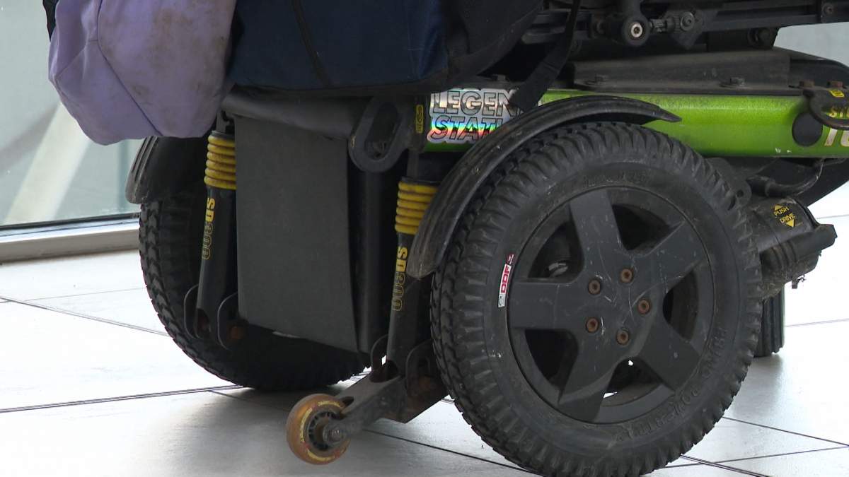 WestJet says it landed on the 136kg (300lbs) limit last year after an engineering analysis and that accessibility regulations allow it to refuse transport of heavier mobility aids.