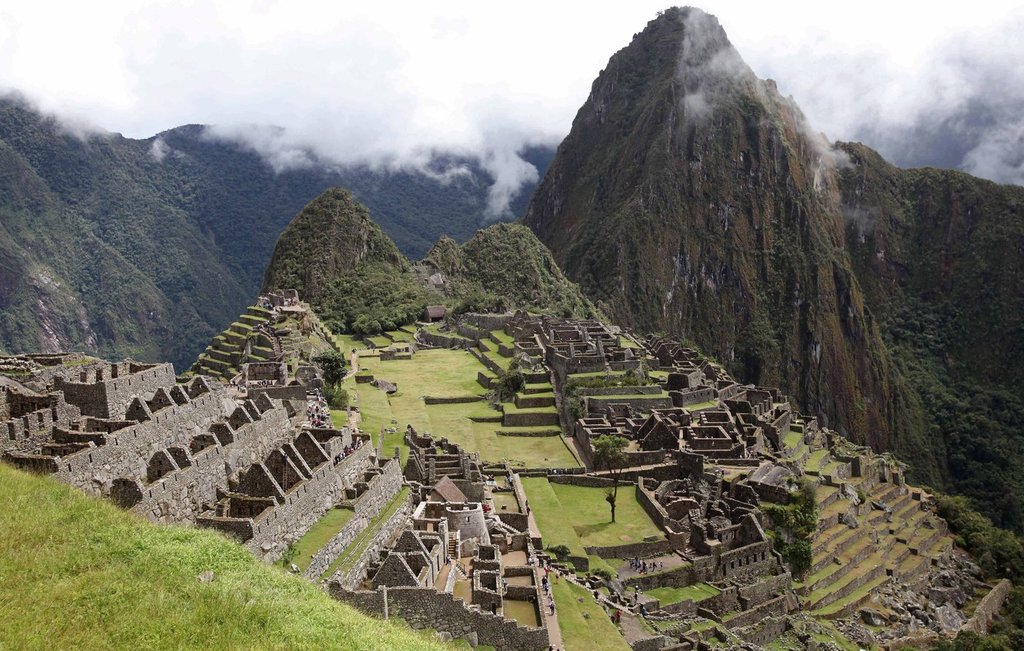 In this April 1, 2010, file photo, the citadel of Machu Picchu is seen during its reopening in Cuzco, Peru. (AP Photo/Karel Navarro, File)