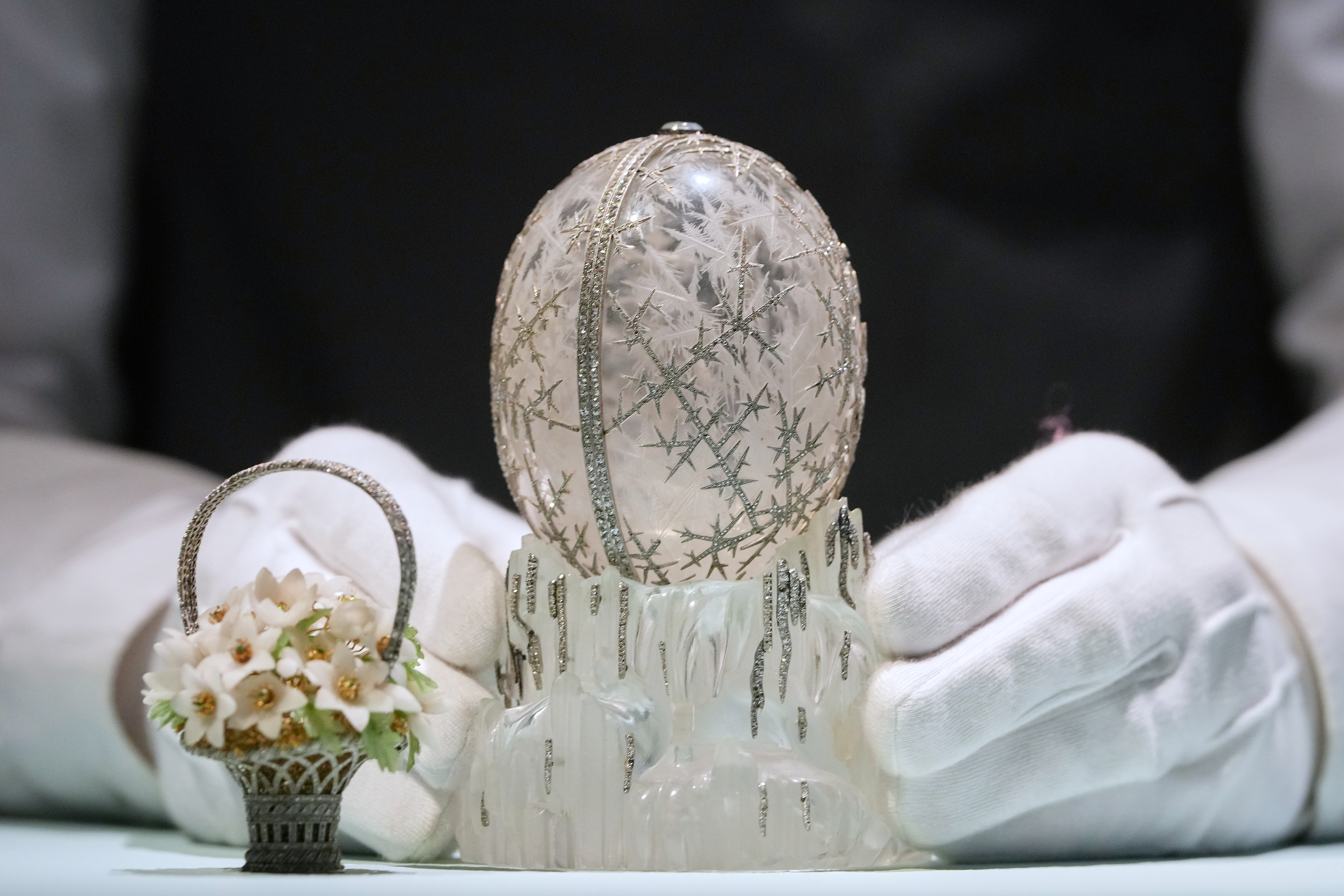 Fabergé egg made for Russian royalty sells for record $30.2M at auction