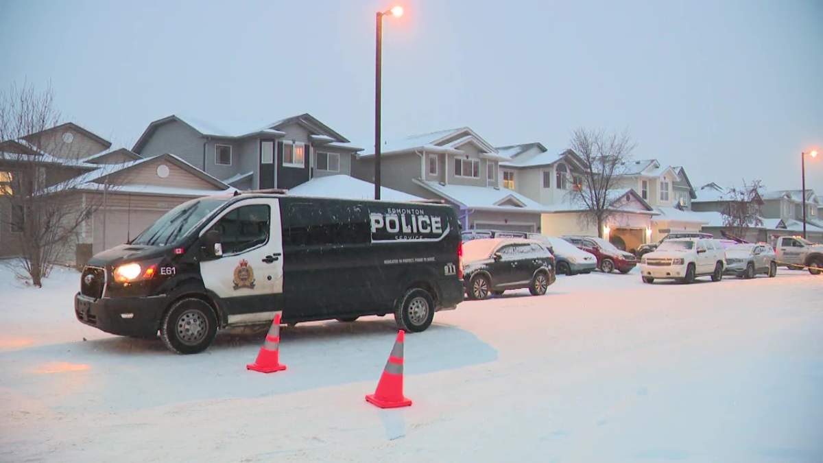 Two young men were killed at a home on 26 Avenue, near 32 Street, in southeast Edmonton's Silver Berry neighbourhood in what homicide investigators believe was a targeted killing on Friday, Dec. 12, 2025.