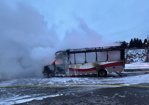 The shuttle buses were removed as part of an investigation into a Calgary Transit shuttle bus that caught fire on Nose Hill Drive N.W. earlier this month. 