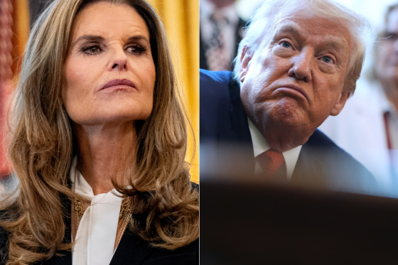 File - Maria Shriver appears in the Oval Office of the White House, Monday, Nov. 13, 2023, in Washington. President Donald Trump speaks to reporters after signing an executive order reclassifying marijuana as a less dangerous drug in the Oval Office of the White House, Thursday, Dec. 18, 2025.