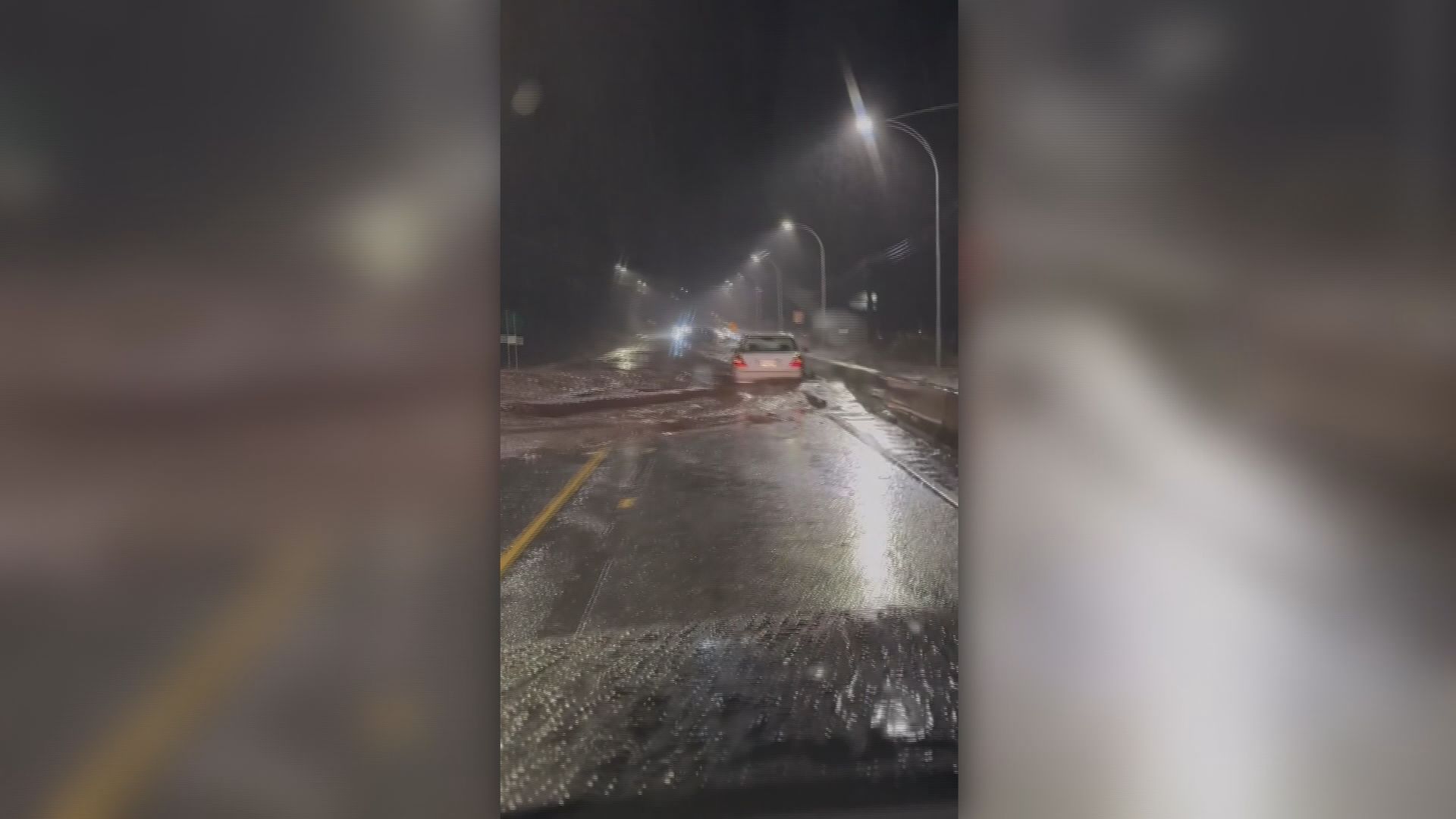 Окръг Хоуп Британска Колумбия беше силно засегнат от проливен дъжд