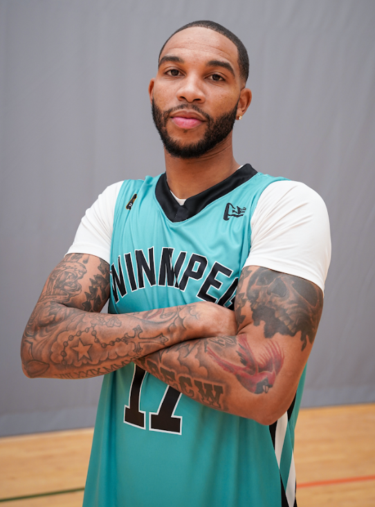 Xavier Moon in a Sea Bears jersey.