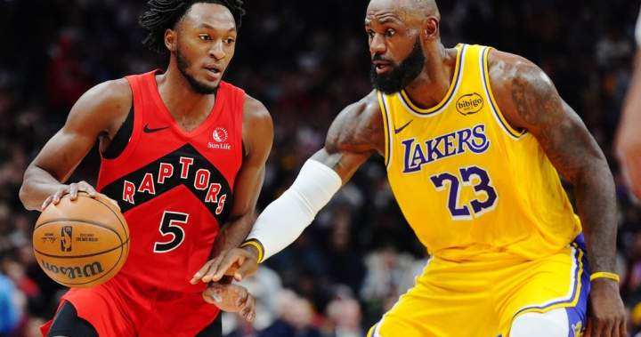 Quickley out for Raptors in NBA Cup quarterfinal