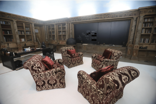 A living space on Epstein's property.