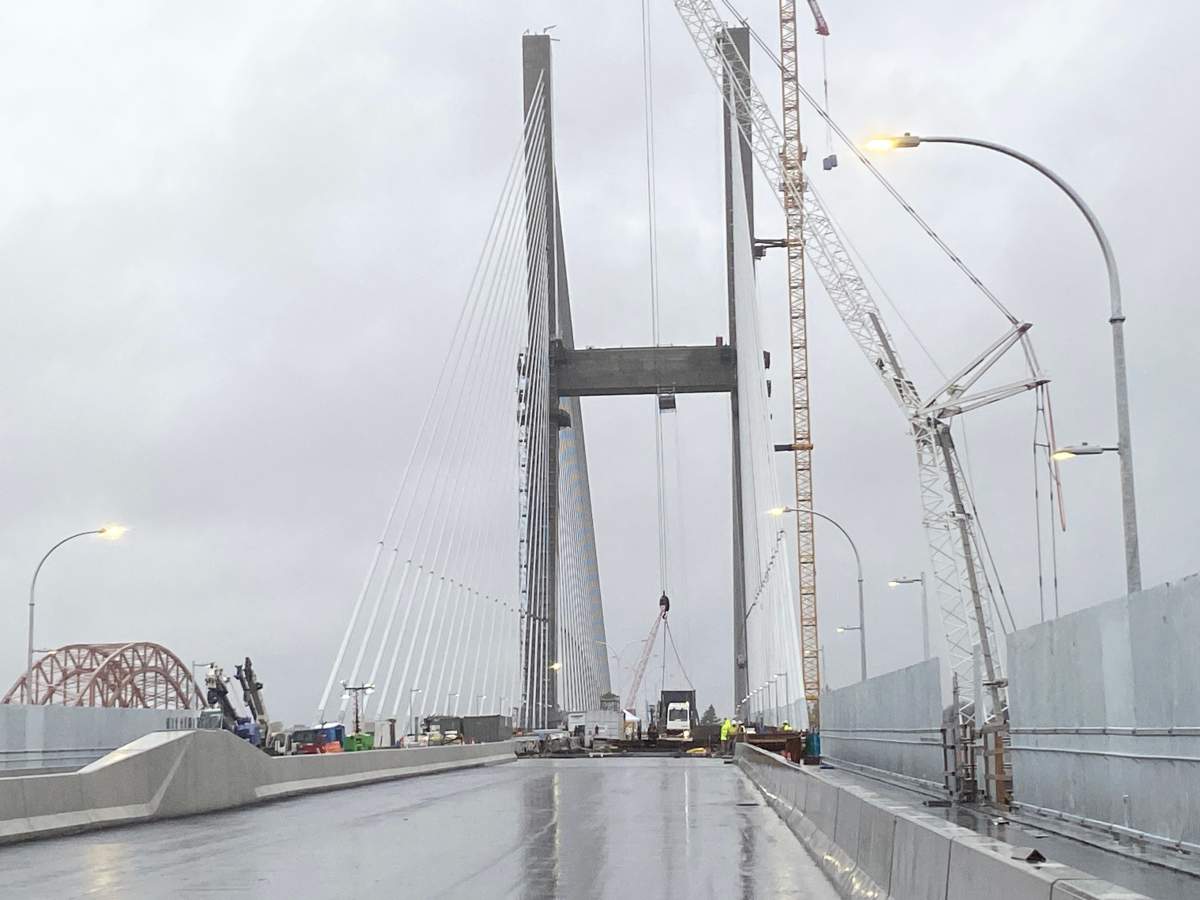 A look at the new Pattullo Bridge crossing.