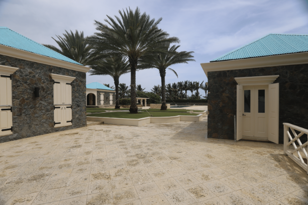 The exterior of some of the buildings on Epstein's property.