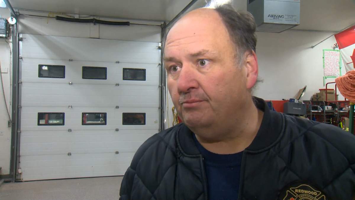 Redwood Meadows fire chief, Rob Evans says the damage from the fire is "a huge loss" for the community.