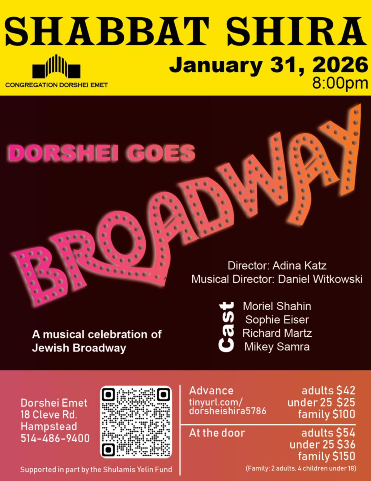 Showtunes or Shabbat Shira - image