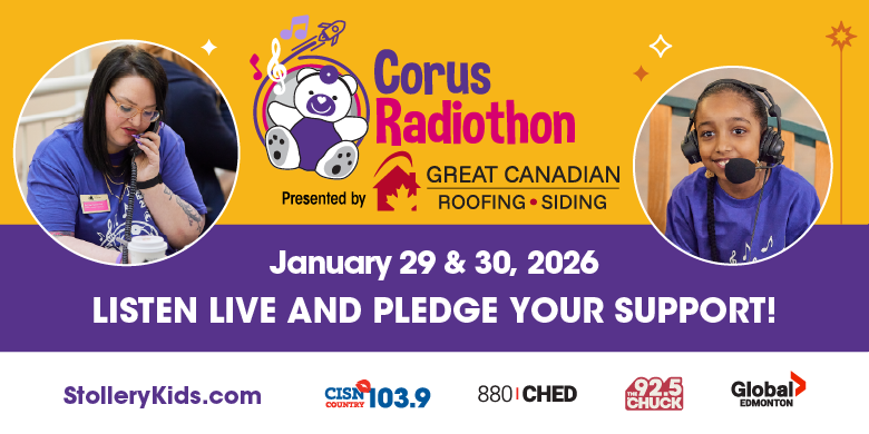 Corus Stollery Radiothon 2026 proudly supported by Global Edmonton - image