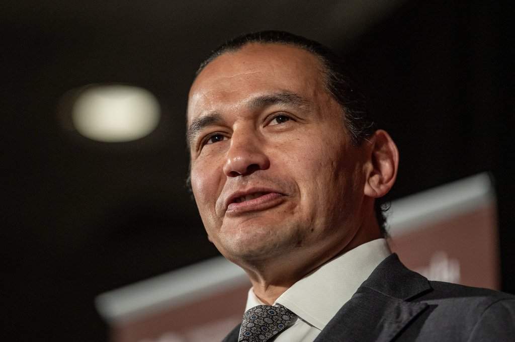 Premier of Manitoba Wab Kinew speaks to media prior to the First Minister’s Meeting in Saskatoon on Monday, June 2, 2025. THE CANADIAN PRESS/Liam Richards.