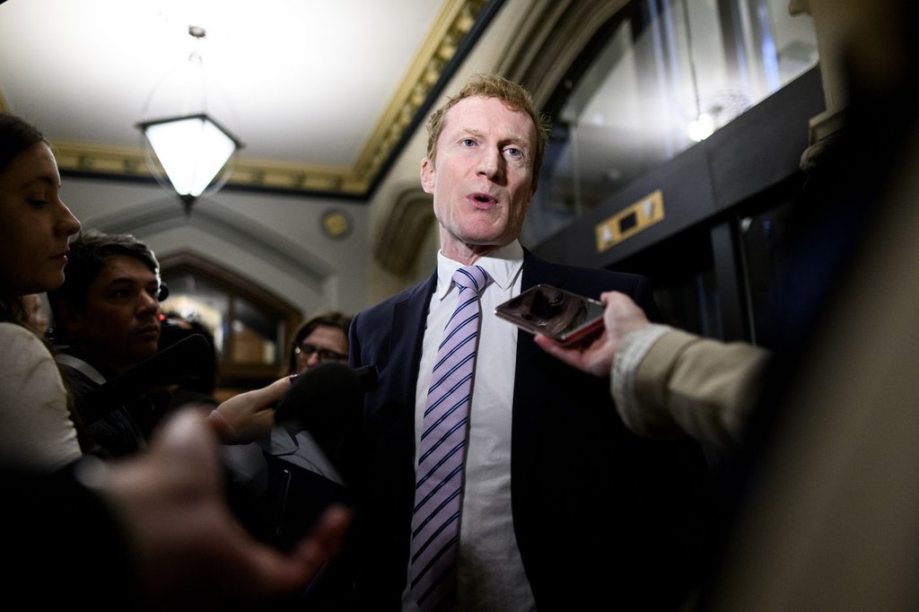 Minister of Canadian Identity and Culture and Minister responsible for Official Languages Marc Miller speaks to reporters ahead of a cabinet meeting on Parliament Hill in Ottawa, on Tuesday, Dec. 2, 2025. THE CANADIAN PRESS/Spencer Colby.