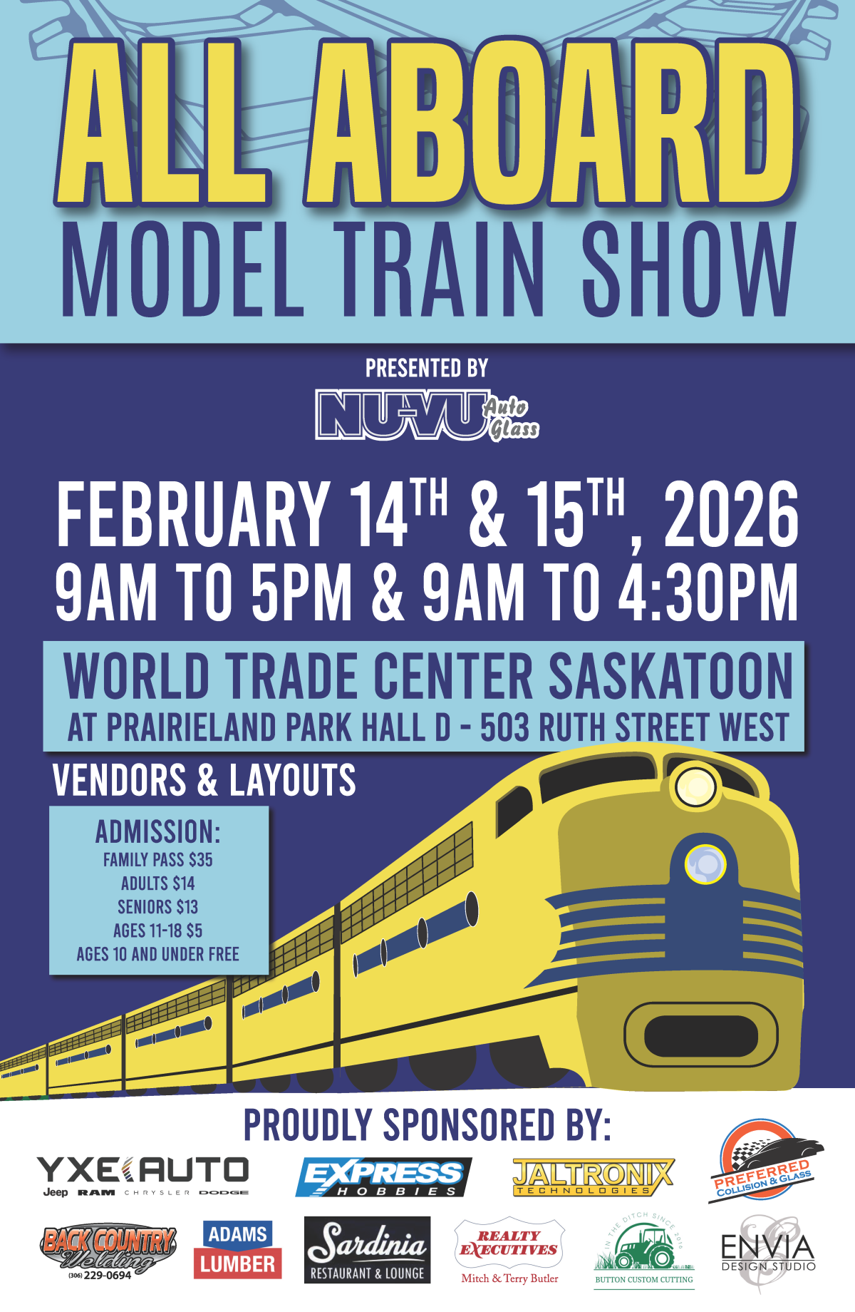 Global Saskatoon proudly supports the 2026 All Aboard Model Train Show - image