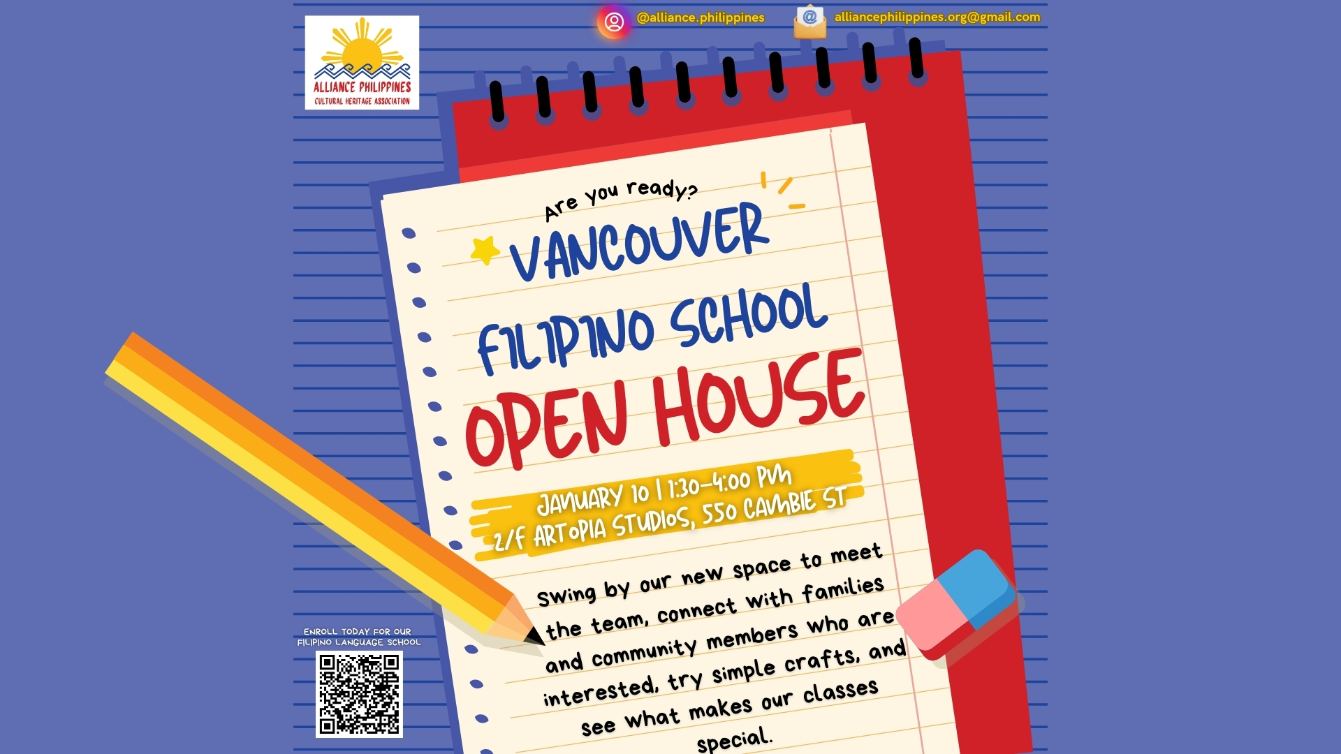Vancouver Filipino Language School Open House