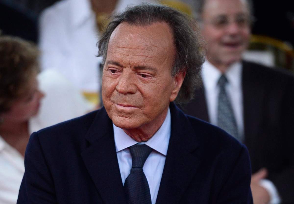 In this Sept. 29, 2016 file photo, Spanish singer Julio Iglesias attends his star unveiling ceremony at the Walk of Fame, in San Juan, Puerto Rico.