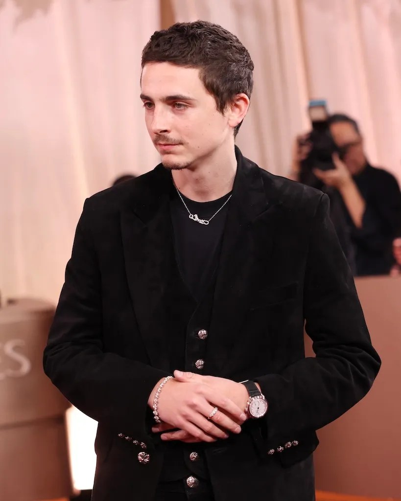 Timothée Chalamet in Cartier