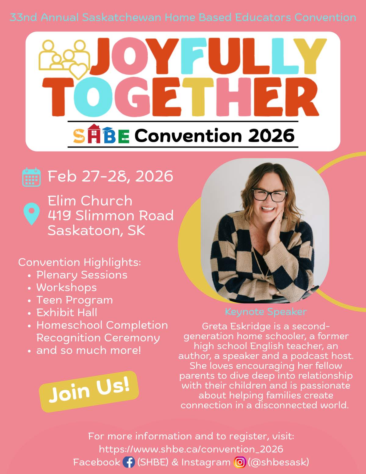 Saskatchewan Home Based Educators Convention 2026 - image