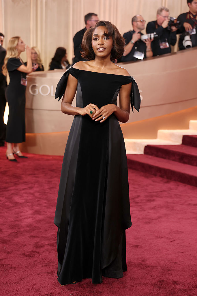 Ayo Edebiri attends the 83rd annual Golden Globe Awards.