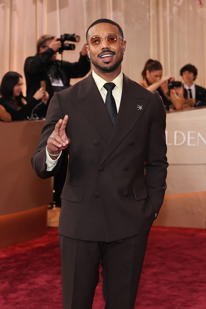 Michael B. Jordan attends the 83rd Annual Golden Globe Awards.