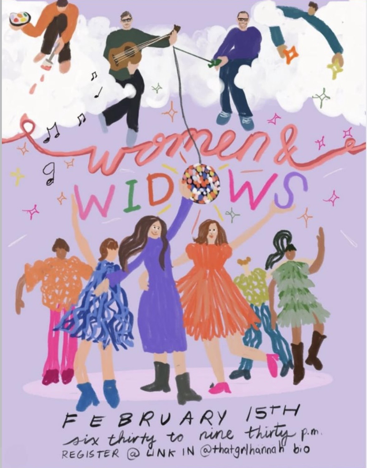 The Women and Widows’ Valentine’s Day event will happen in Calgary on Feb. 15, from 6:30 p.m. to 9:30 p.m. To register, head to Hannah Carnat-Gronnerud’s Instagram page @thatgrlhannah.