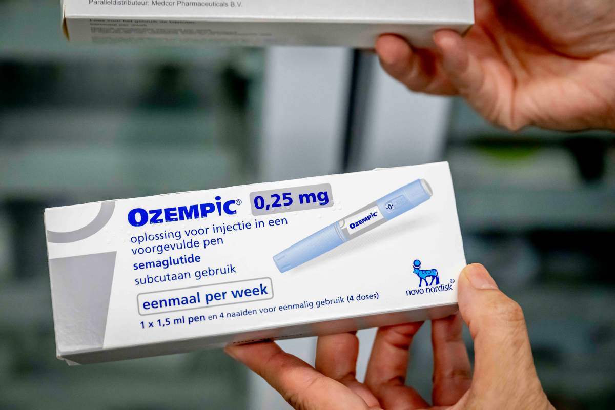 Weight-loss medication such as Ozempic and wegovy are captured in a pharmacy in The Hague, Netherlands on July 4, 2025.