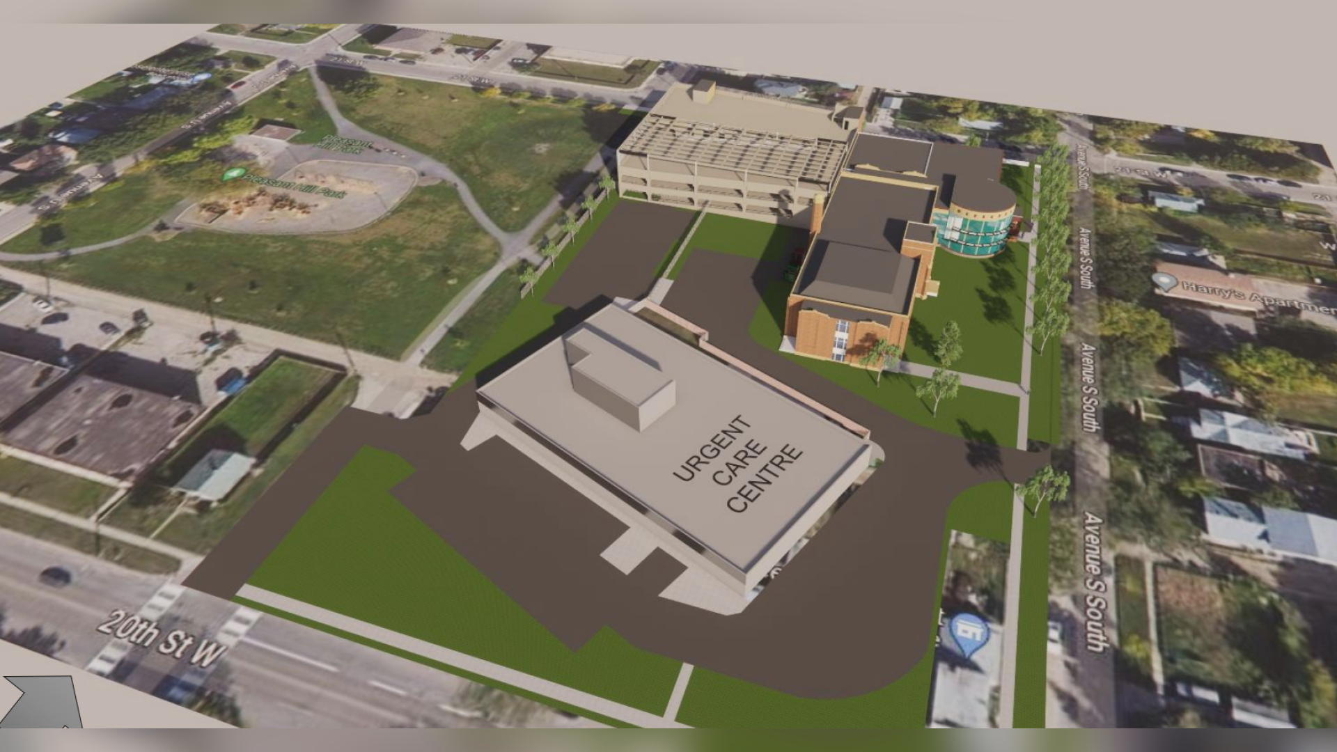 Saskatoon’s Pleasant Hill School на 20th Street който затвори врати