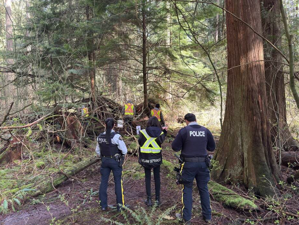 Burnaby RCMP and city outreach workers helped a 71-year-old man who had been unhoused for 14 years move into temporary housing after being found living in an encampment.