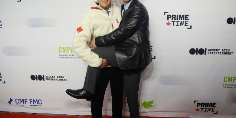 Mark Carney, 'Heated Rivalry' star embrace on the red carpet