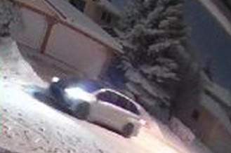 Calgary police have released this photo of the vehicle the suspect or suspects are believed to have been driving.