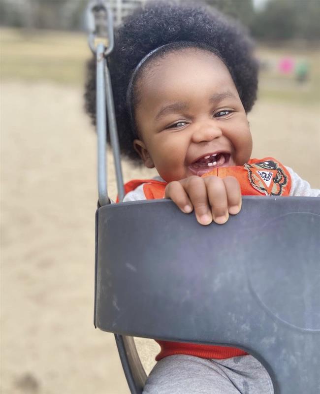 Yverson Belotte Junior, also known as Quintanni or Quinn, is pictured. A trial is underway related to the death of the child.