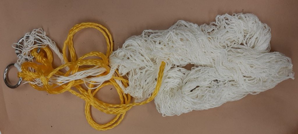 A photo of the rope found with the man's body in 1999.