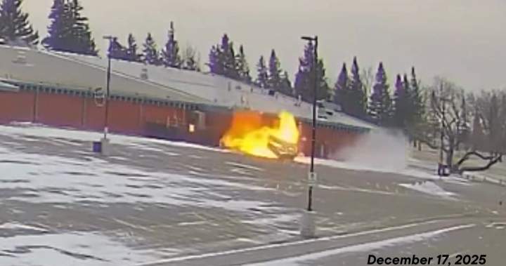 Изтичане на пропан в машина за настилка на лед предизвика