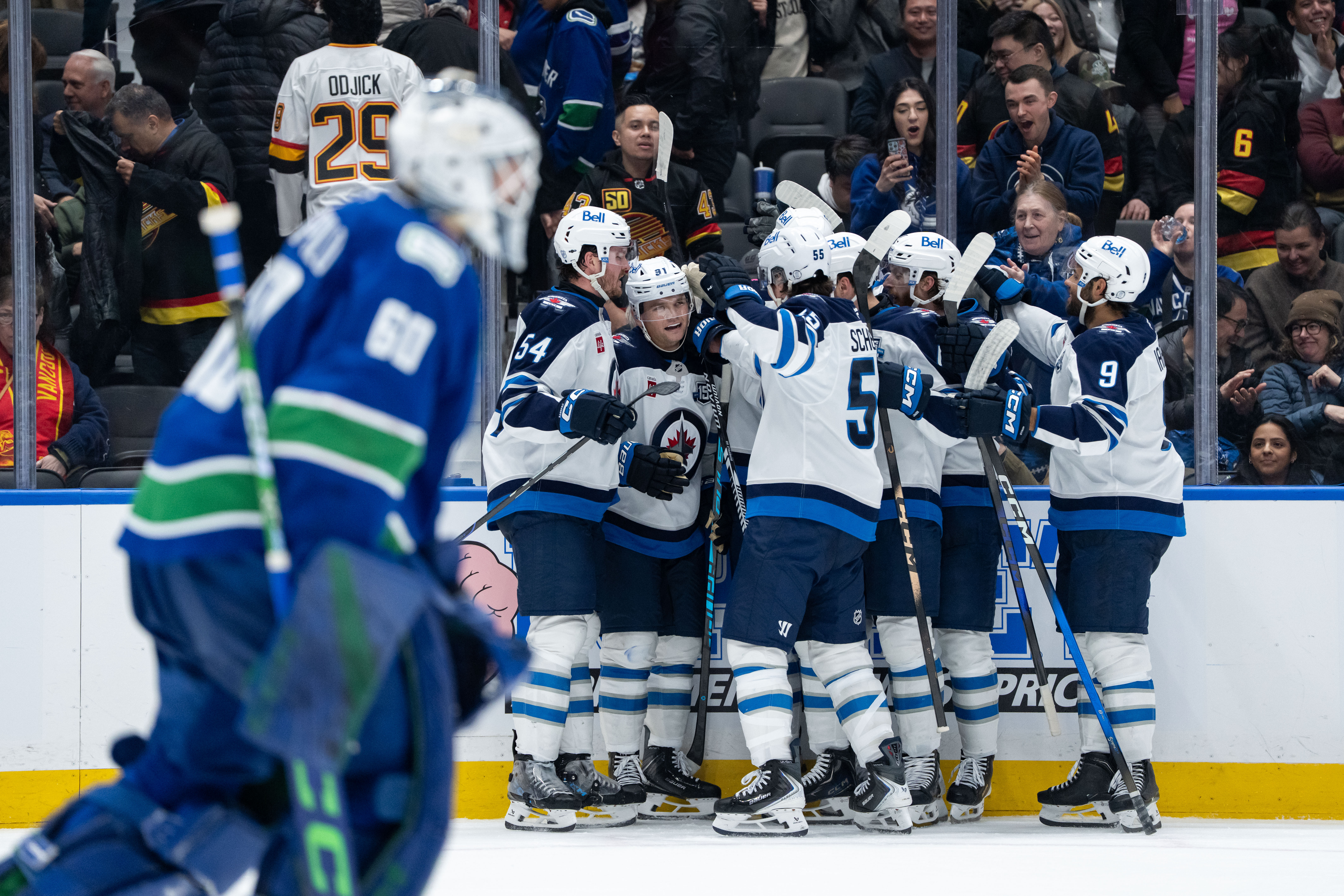 Perfetti’s first career OT goal lifts Winnipeg Jets past Vancouver 3-2