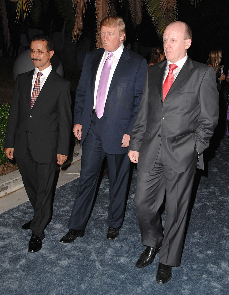 FILE - Nakheel CEO Chris O' Donnell and Donald Trump and His Excellency Sultan Ahmed bin Sulayem arrives at The Trump International Hotel & Tower Dubai on August 23, 2008 in Los Angeles, California.