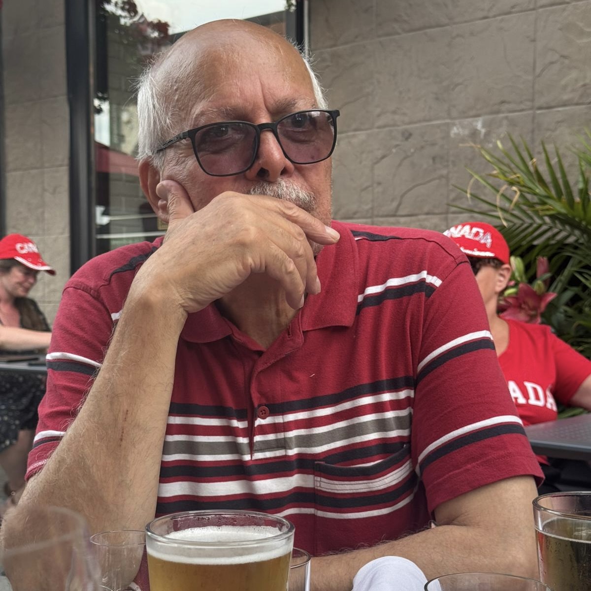 Hossein Naseri, seen here in Canada in 2025, was killed by Iran’s regime forces on Jan. 9.