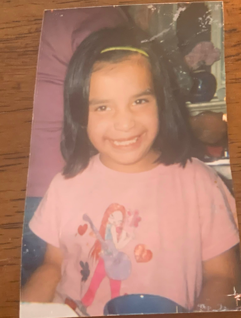 Rebecca Contois as a young girl.