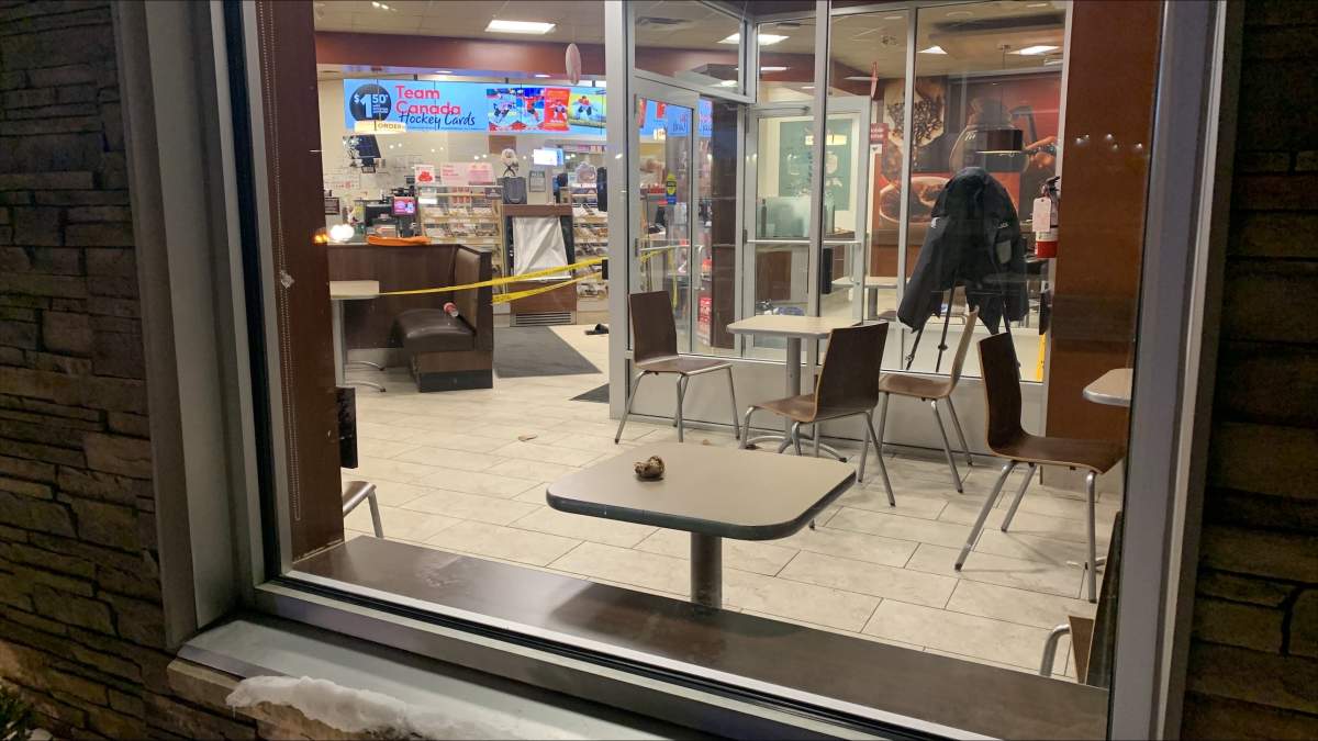 Toronto police investigate after a teenage boy was shot and killed inside a Tim Hortons.