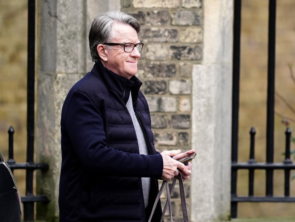 U.K police arrest former U.S. ambassador Peter Mandelson in Epstein probe