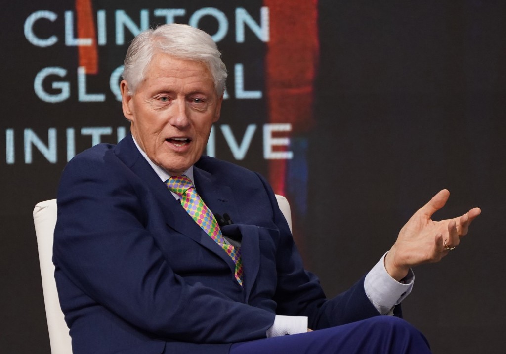 Bill Clinton at a public appearance for Clinton Global Initiative 2025 Annual Meeting, New York Hilton Midtown, New York, NY, September 25, 2025.