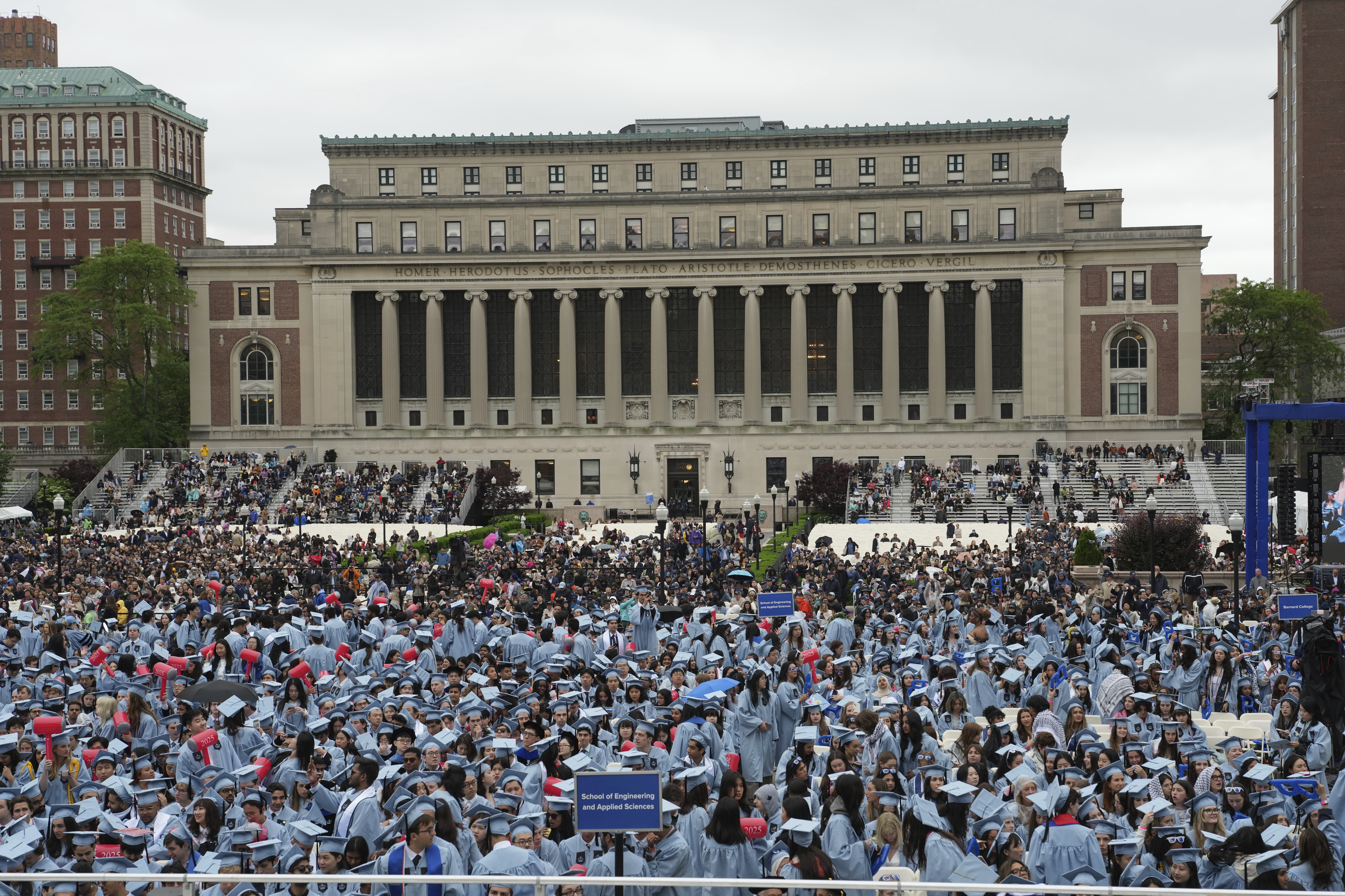 Columbia University student detained by federal agents in residence hall