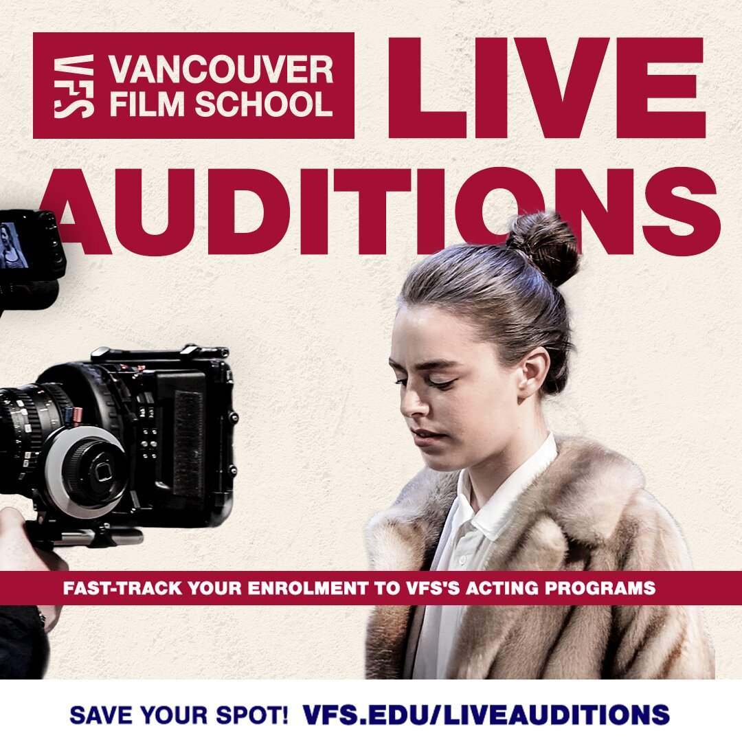 Vancouver Film School Acting Program Live Audition | Calgary - image