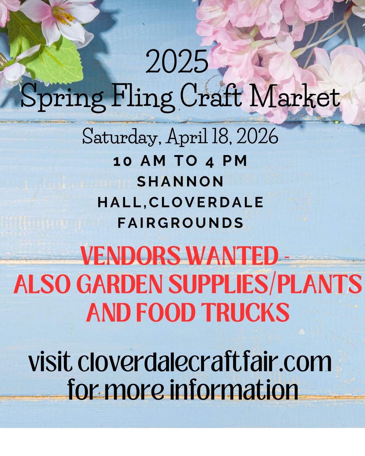 2026 SPRING CRAFT FAIR & MARKET - image