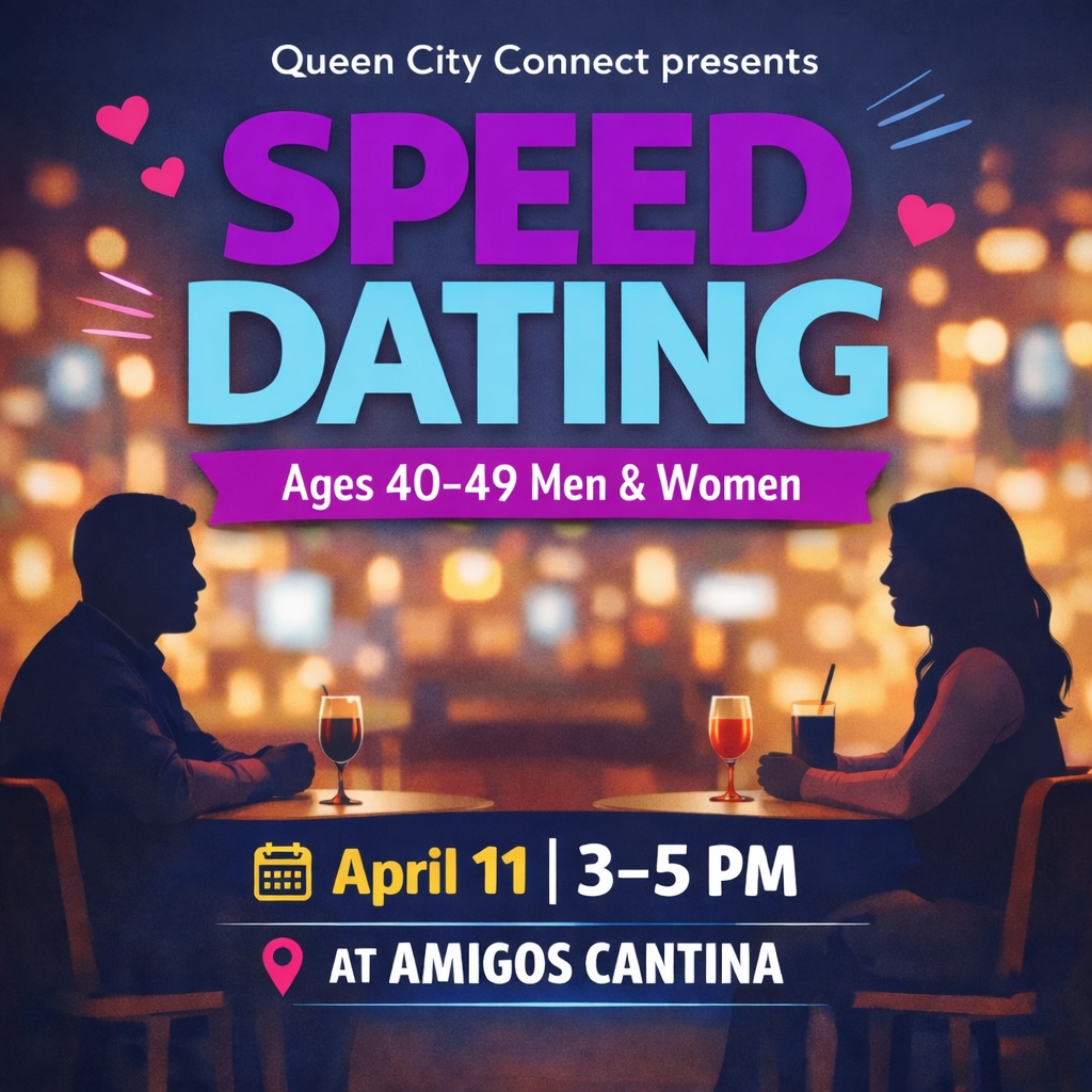 Speed Date Stoon: Ages 40-49 with Queen City Connect - image