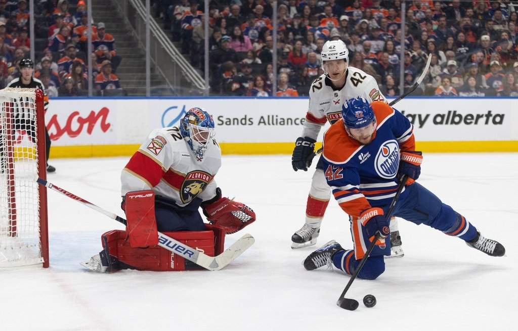 Bobrovsky perfect as Panthers blank Oilers 4-0