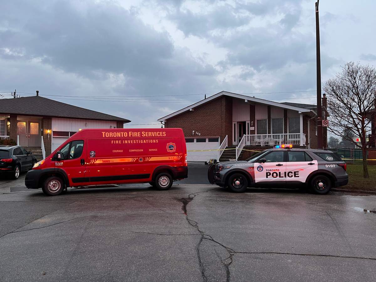 Two have died after a fire in North York on Tuesday, March 31, 2026.