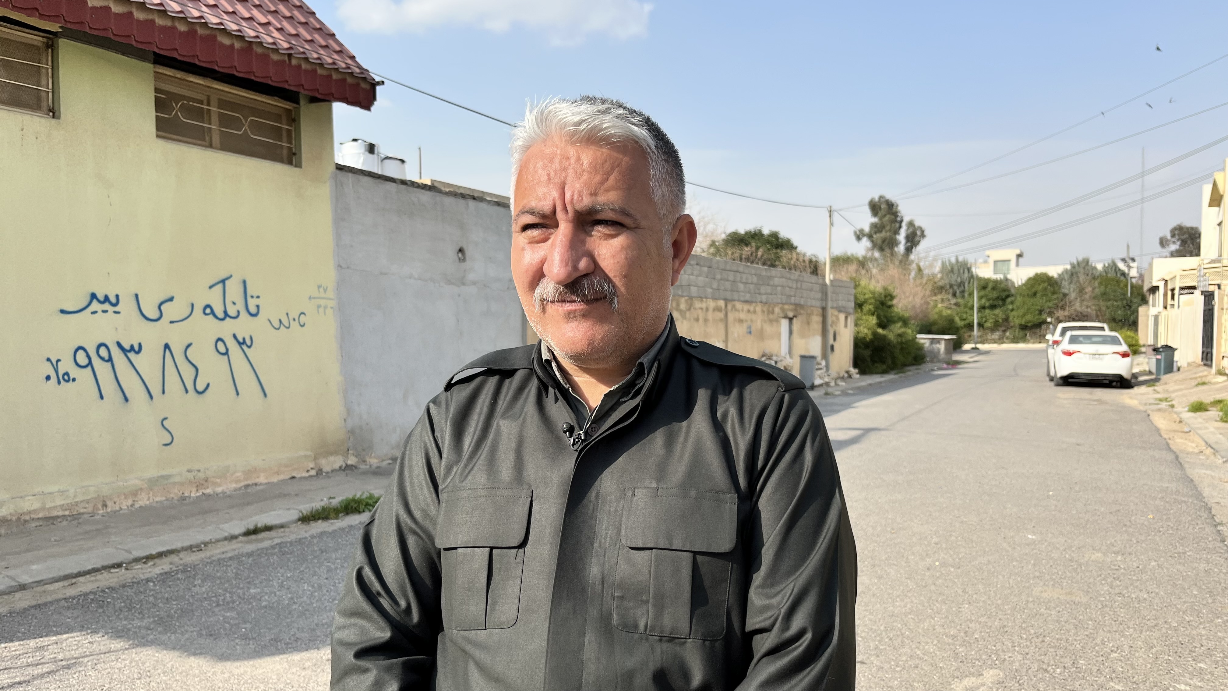 Khalil Kani Sanani, the Kurdistan Freedom Party spokesperson, in Erbil, Iraq, March 7, 2026.