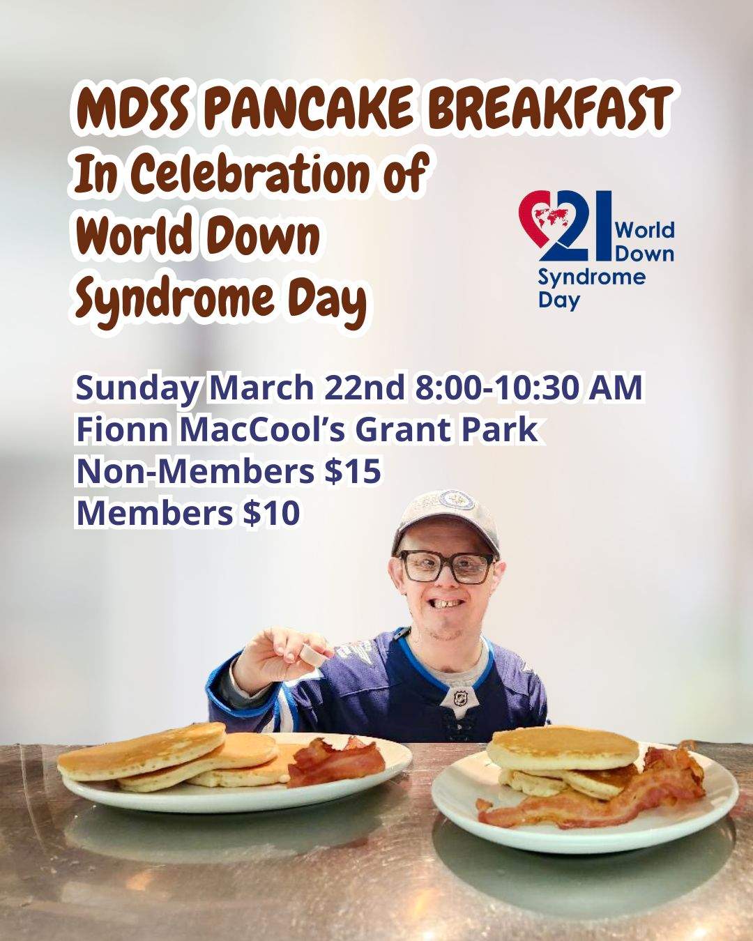 MDSS Pancake Breakfast in Celebration of World Down Syndrome Day - image