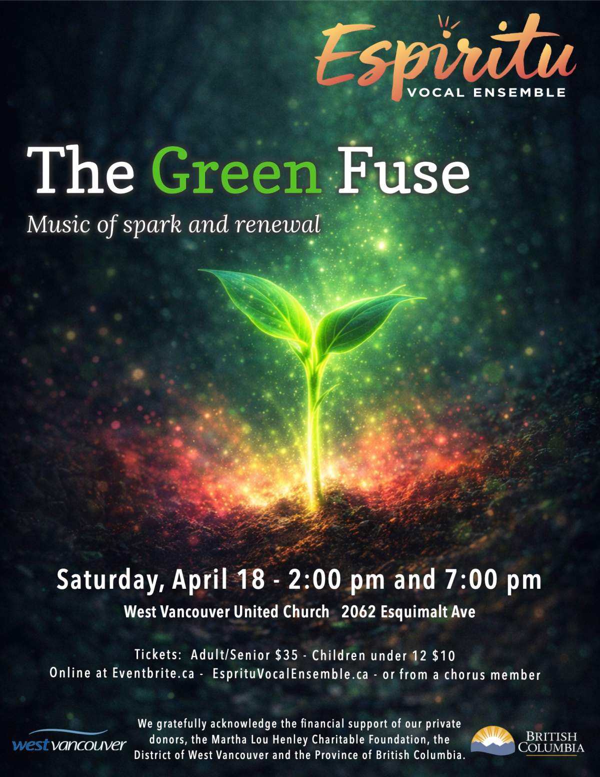 Espiritu Vocal Ensemble: The Green Fuse - image