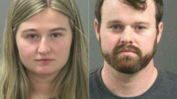 Left: Kendra Duggar, 27 Right: Her husband Joseph Duggar, 31. Joseph was arrested on March 18, 2026 on child molestation charges.